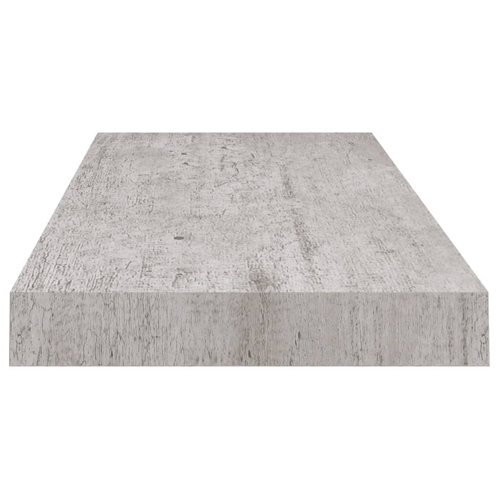 Wandschap zwevend 60x23,5x3,8 cm MDF betongrijs