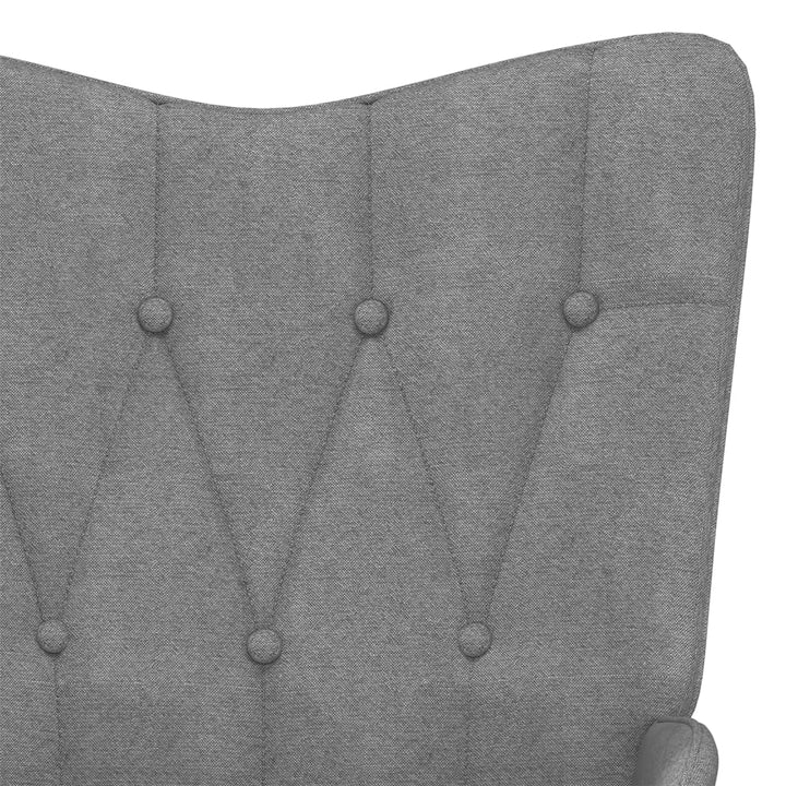 Relaxstoel 62x68,5x96 cm stof donkergrijs