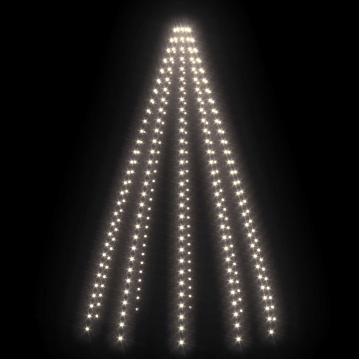 Kerstboomverlichting met 300 LED's koudwit net 300 cm
