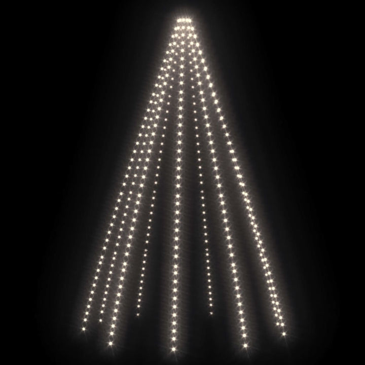 Kerstboomverlichting met 400 LED's koudwit net 400 cm
