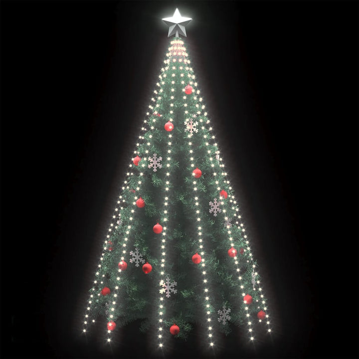 Kerstboomverlichting met 500 LED's koudwit binnen/buiten 500 cm