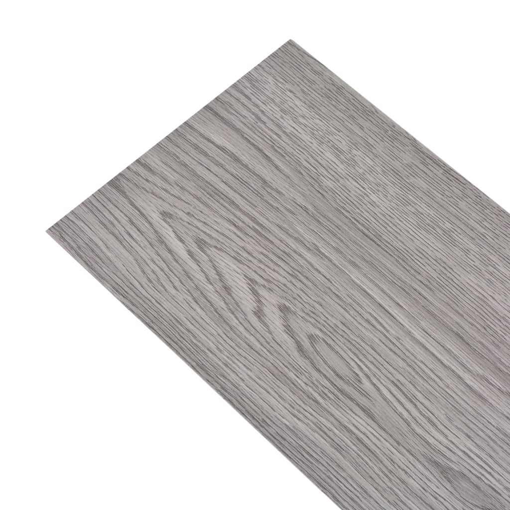 Vloerplanken zelfklevend 5,21 m² 2 mm PVC donkergrijs