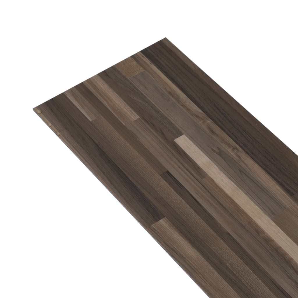Vloerplanken zelfklevend 5,21 m² 2 mm PVC gestreept bruin