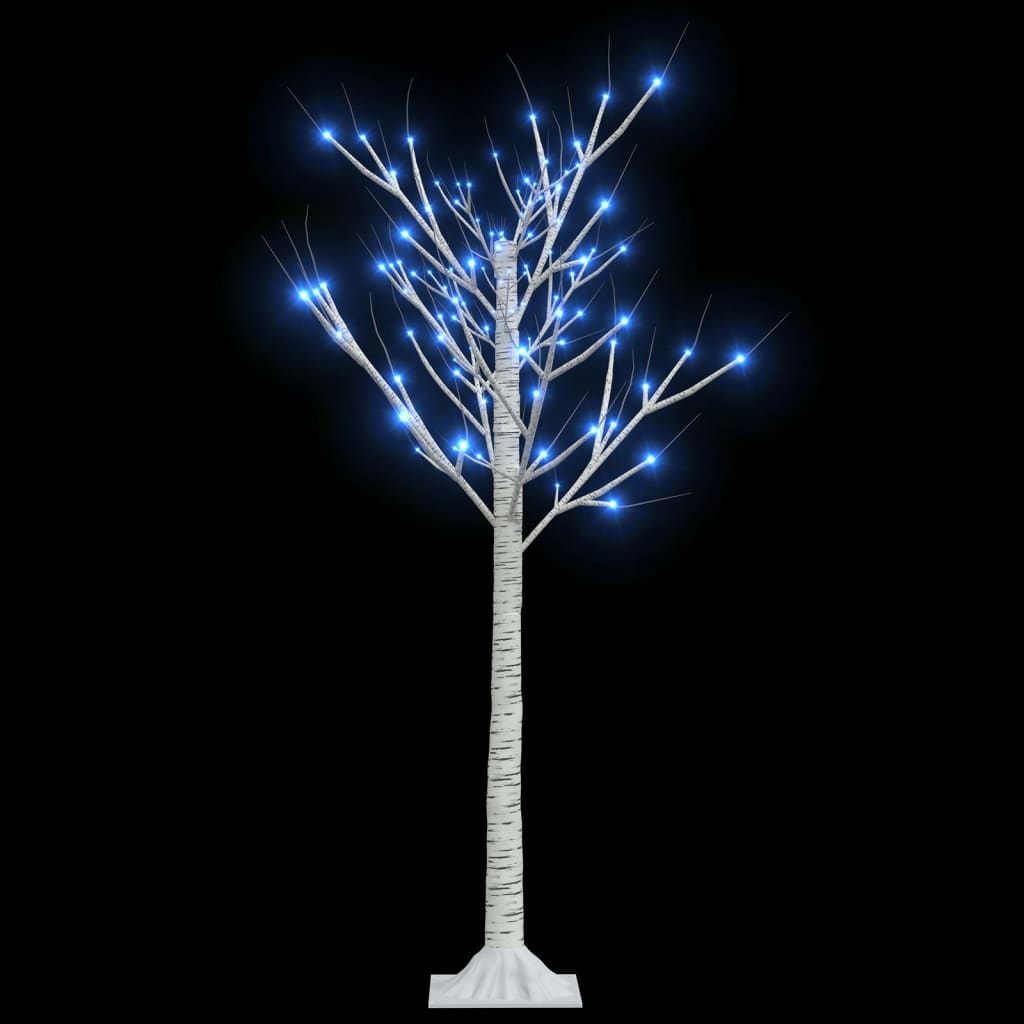 Kerstboom wilg met 120 LED's binnen en buiten 1,2 m blauw