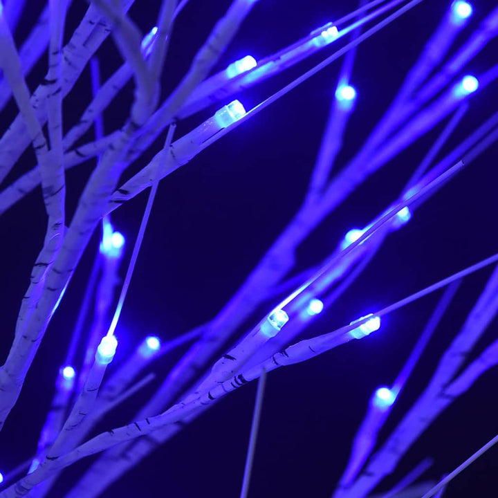 Kerstboom wilg met 140 LED's binnen en buiten 1,5 m blauw
