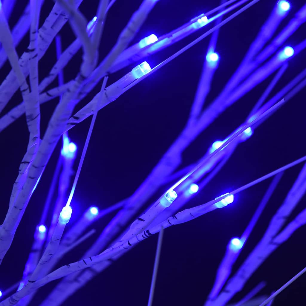 Kerstboom wilg met 200 LED's binnen en buiten 2,2 m blauw