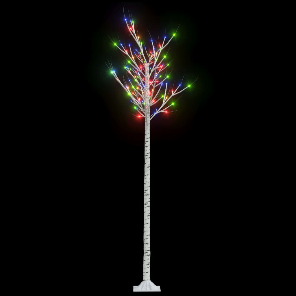 Kerstboom wilg met 200 LED's binnen en buiten 2,2 m meerkleurig