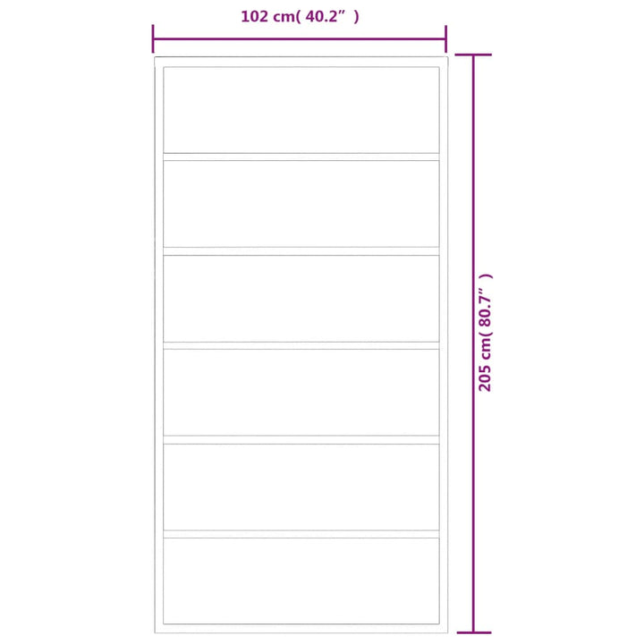 Schuifdeur 102x205 cm ESG-glas en aluminium zwart