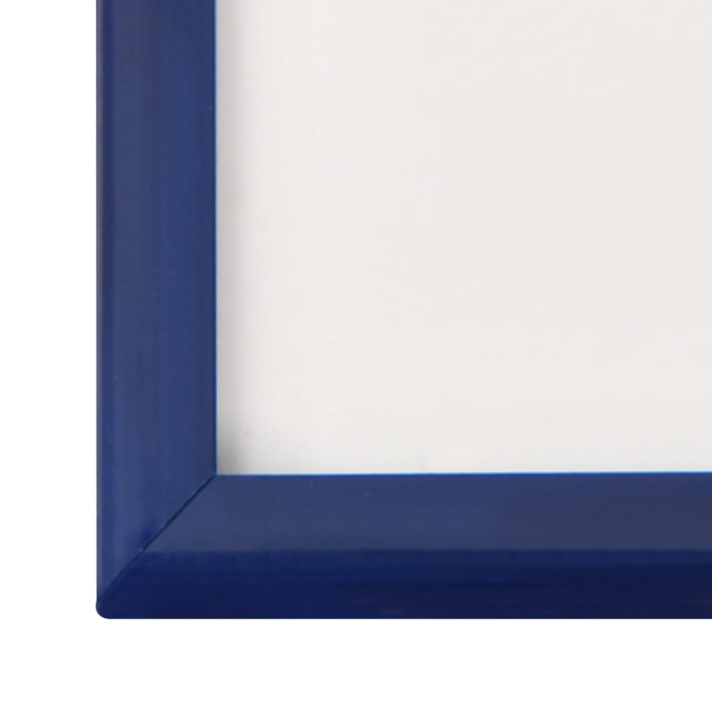 Fotolijsten 3 st voor wand of tafel 13x18 cm MDF blauw
