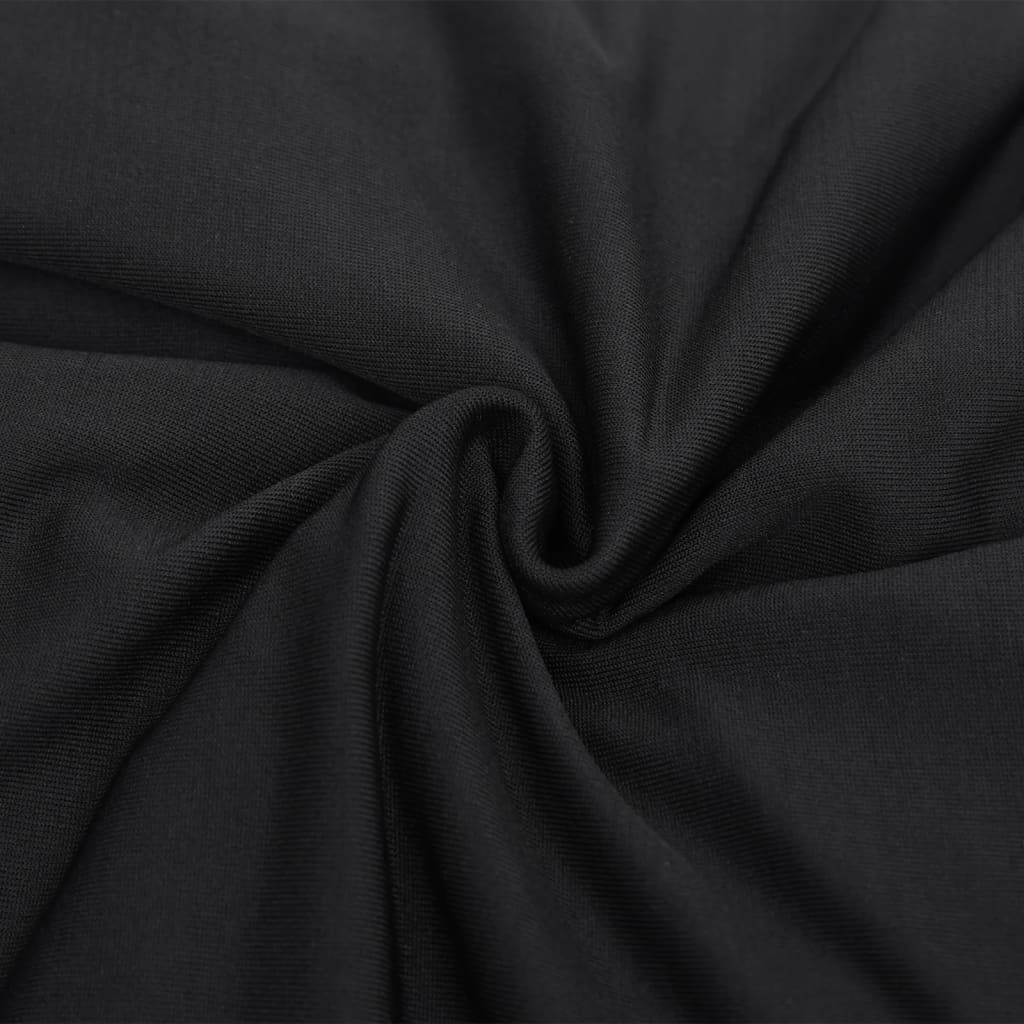 Bankhoes stretch polyester jersey zwart