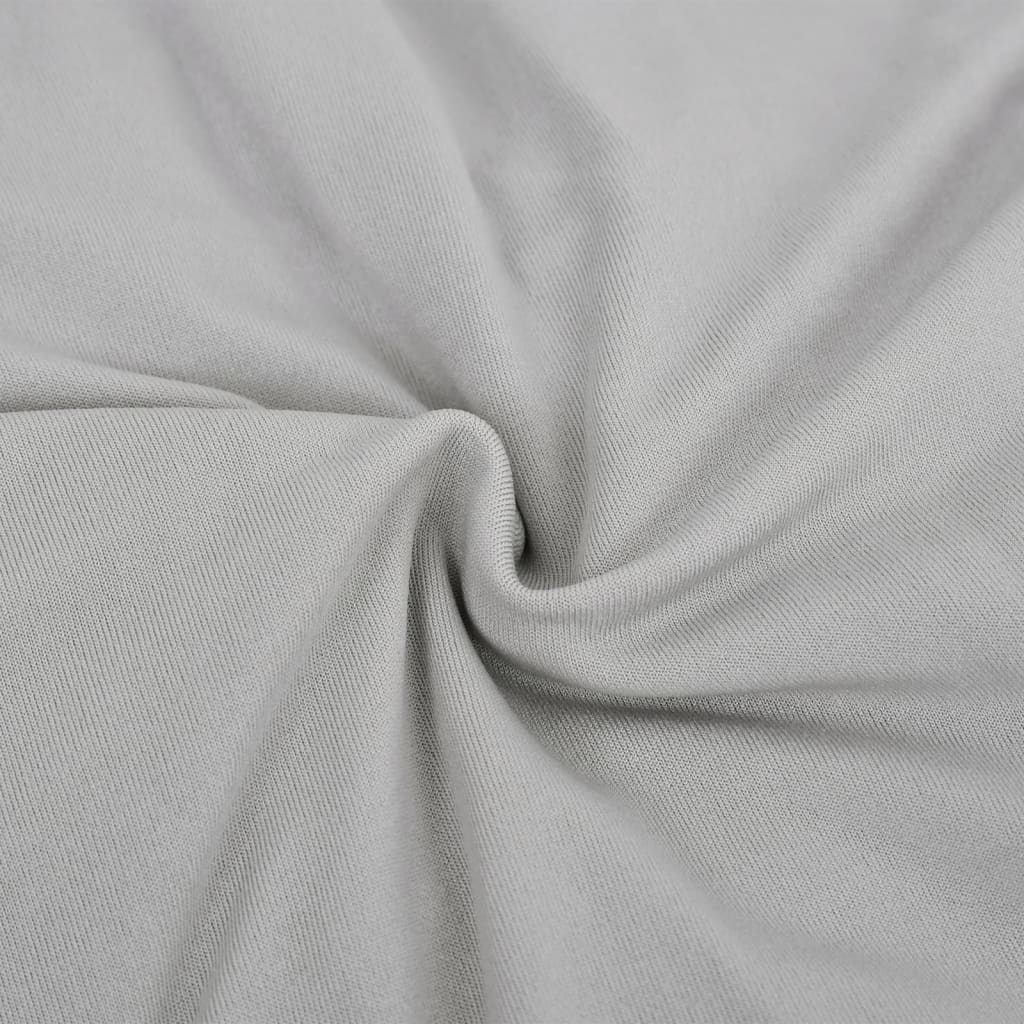 Stretch meubelhoes voor bank grijs polyester jersey