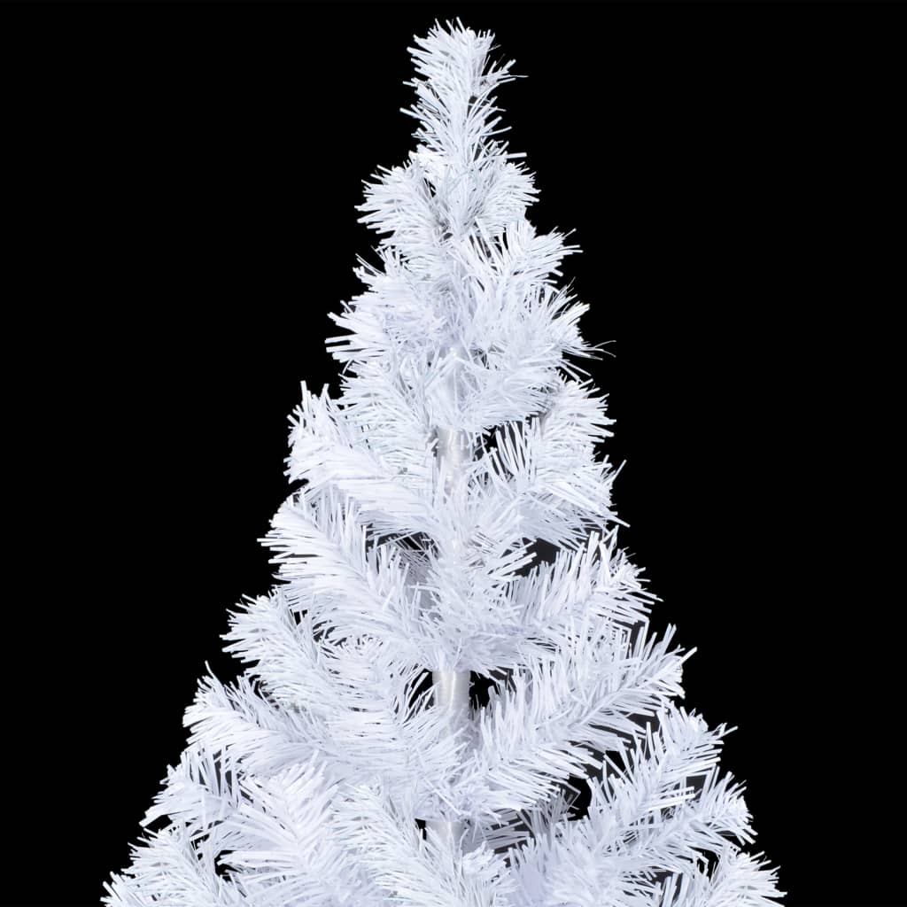 Kunstkerstboom met LED's en kerstballen 620 takken 180 cm