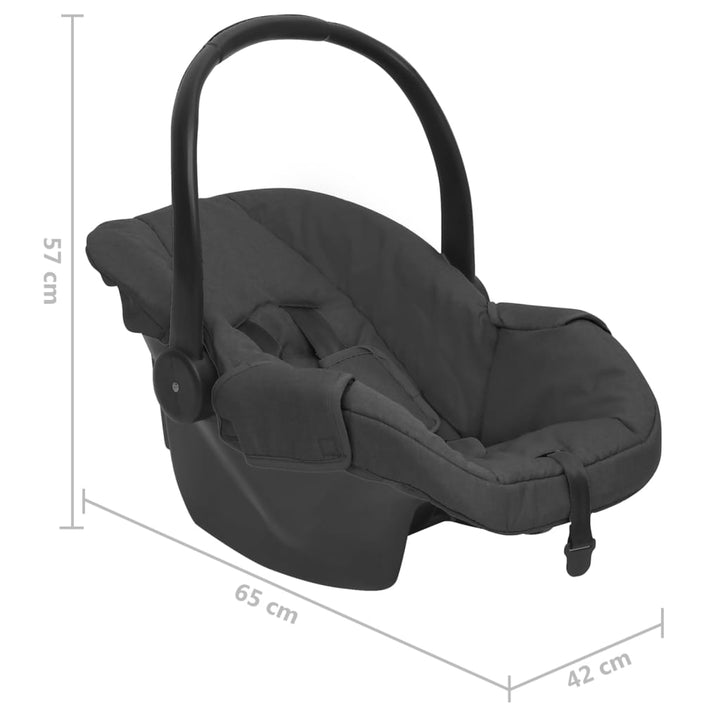 Babyautostoel 42x65x57 cm antracietkleurig