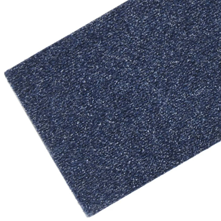 15 st Trapmatten zelfklevend rechthoekig 76x20 cm grijsblauw