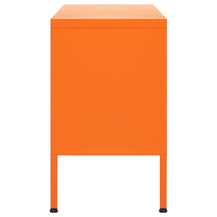 Tv-meubel 105x35x50 cm staal oranje