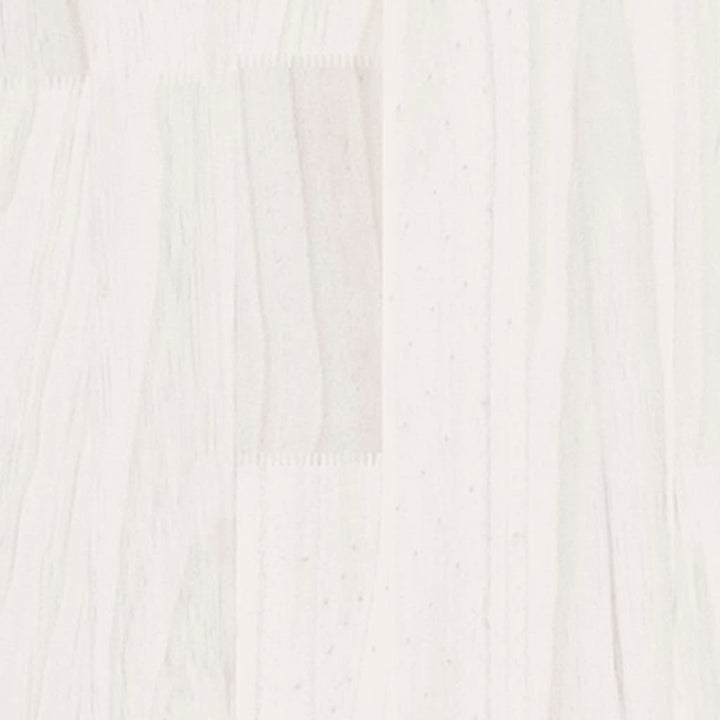 Boekenkast met 2 schappen 40x30x70 cm massief grenenhout wit