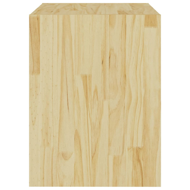 Nachtkastjes 2st 40x30,5x40 cm massief grenenhout