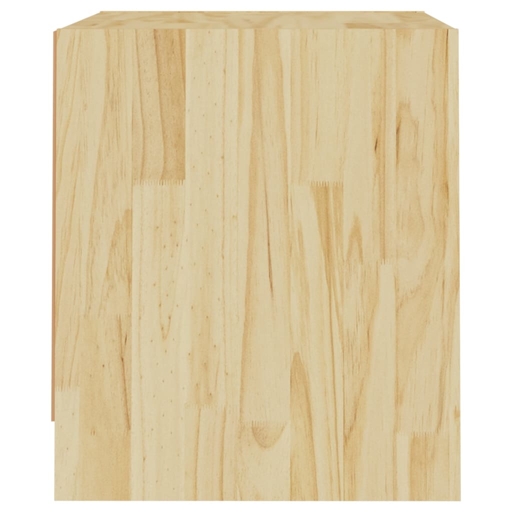 Nachtkastjes 2 st 40x30,5x35,5 cm massief grenenhout