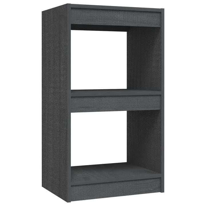 Boekenkast 40x30x71,5 cm massief groenenhout grijs