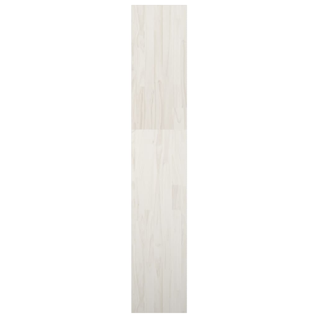 Boekenkast/kamerscherm 40x30x167,5 cm massief grenenhout wit