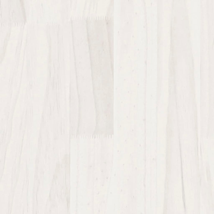 Boekenkast/kamerscherm 40x30x167,5 cm massief grenenhout wit