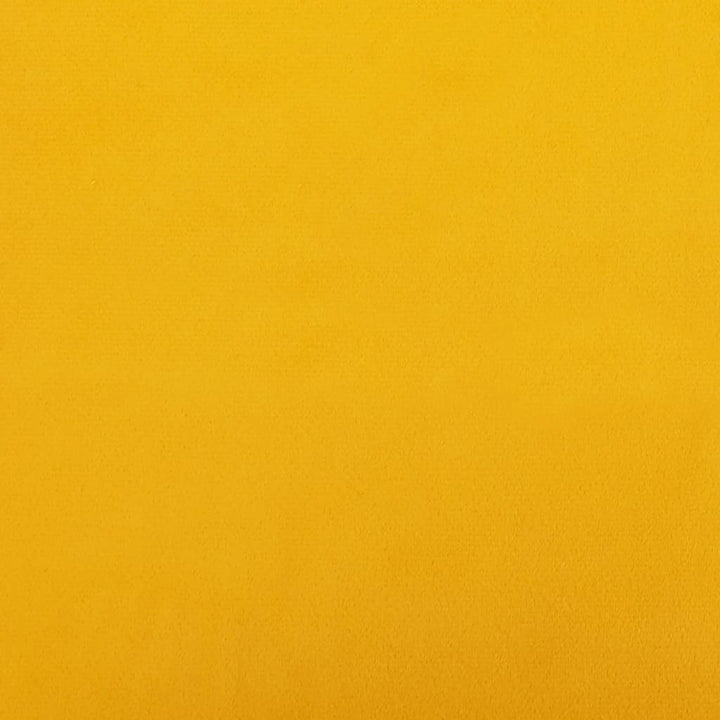 Voetenbank 78x56x32 cm fluweel geel