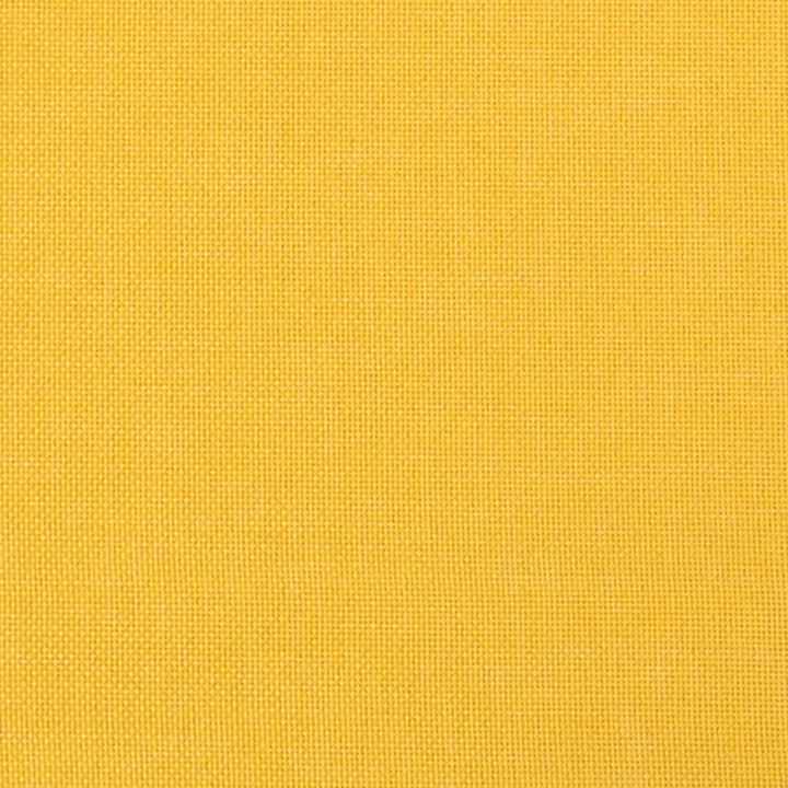 Voetenbank 78x56x32 cm stof geel