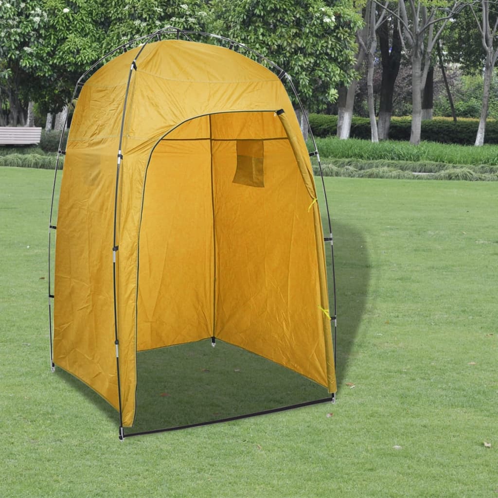Campingtoilet met tent draagbaar 10+10 L