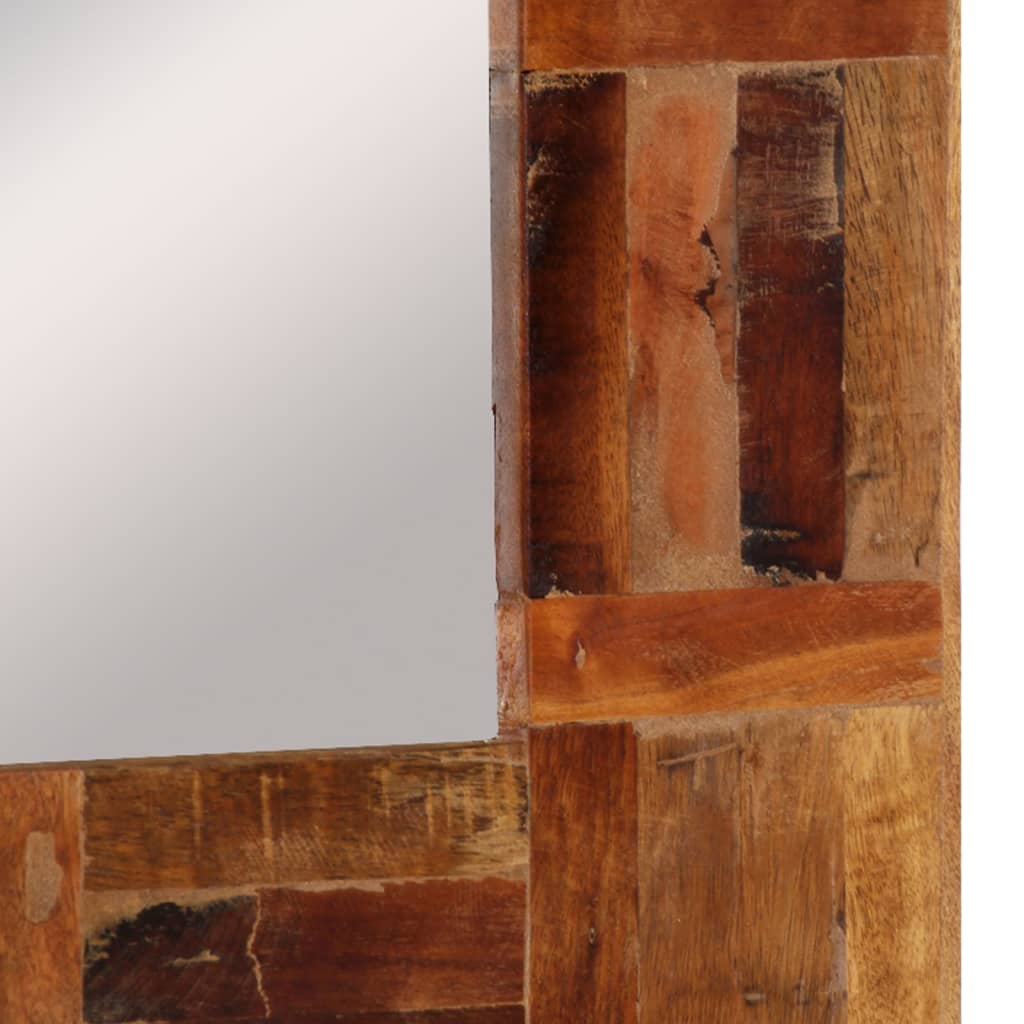 Wandspiegel 50x80 cm massief gerecycled hout