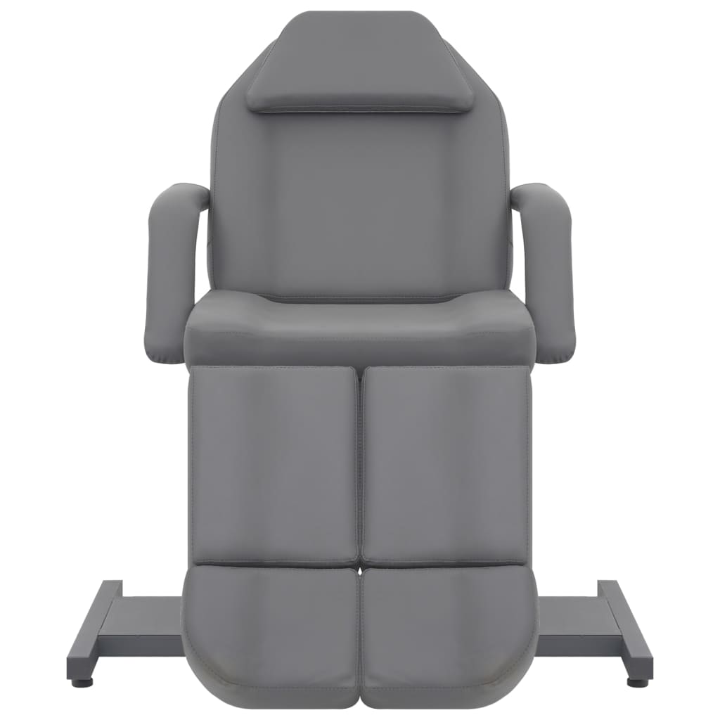 Behandelstoel 180x62x78 cm kunstleer grijs