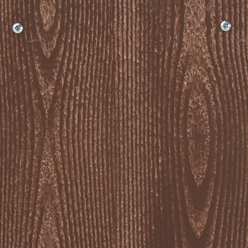 Schoenenrek 90x24x81 cm bewerkt hout bruin