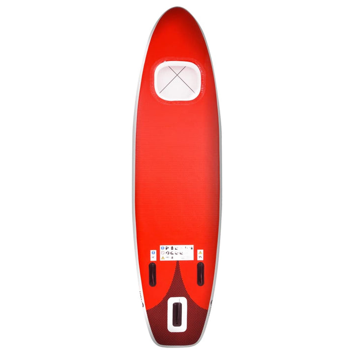 Stand Up Paddleboardset opblaasbaar 300x76x10 cm rood