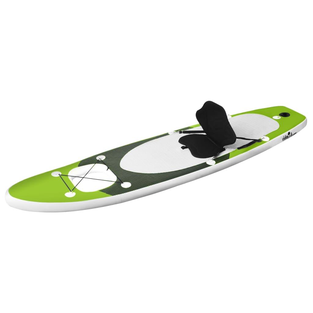 Stand Up Paddleboardset opblaasbaar 360x81x10 cm groen