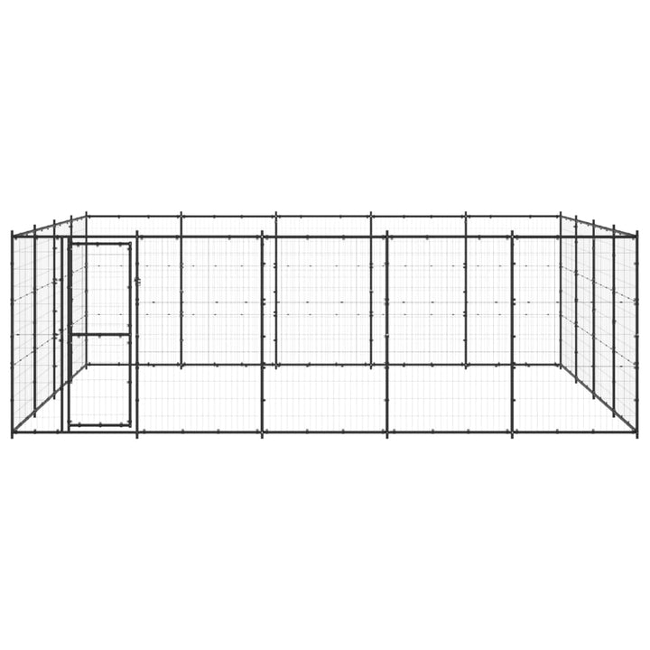 Hondenkennel 24,2 m² staal