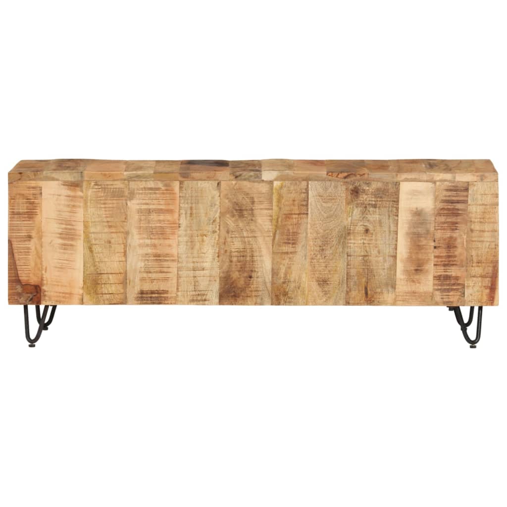 Tv-meubel 110x30x40 cm massief mangohout