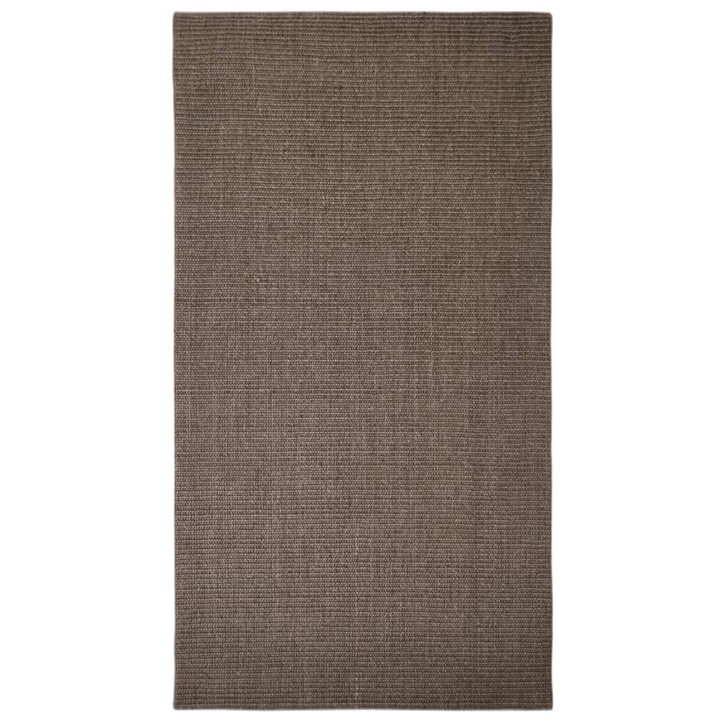 Vloerkleed 80x150 cm natuurlijk sisal bruin