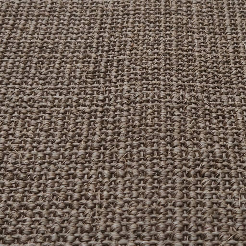 Vloerkleed 80x250 cm natuurlijk sisal bruin