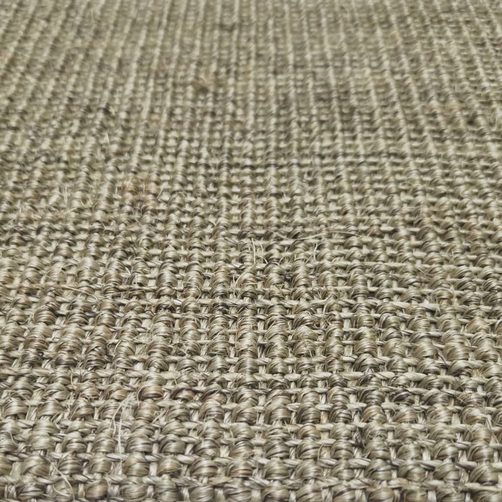 Vloerkleed 66x250 cm natuurlijk sisal taupe