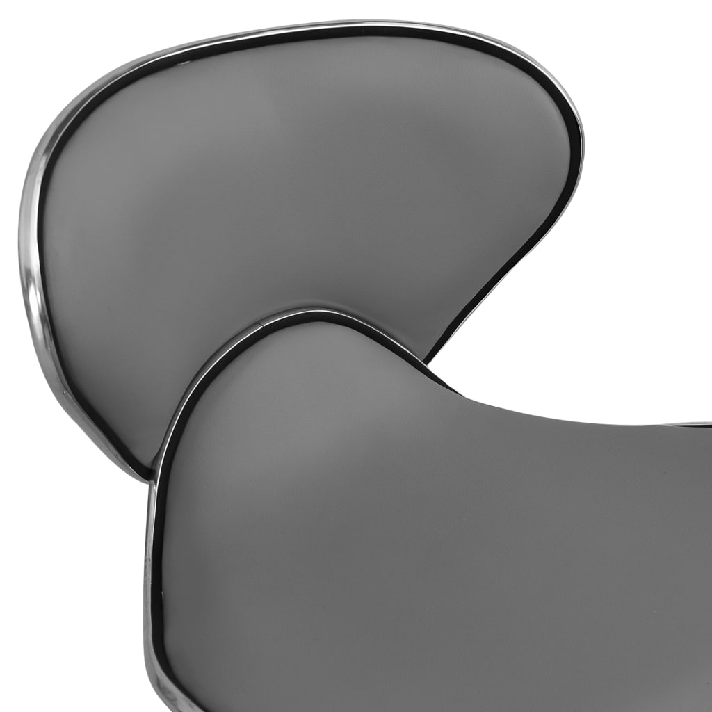 Kantoorstoel kunstleer grijs