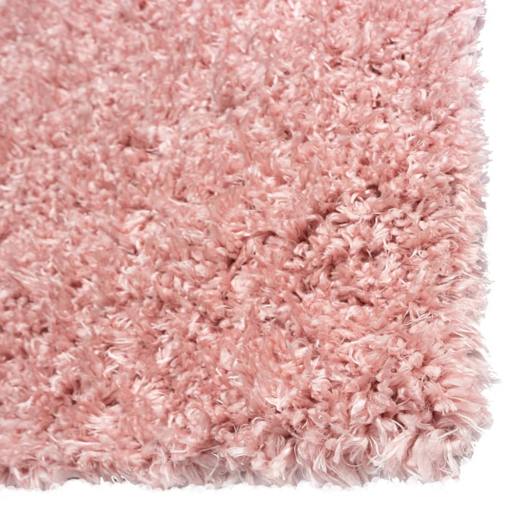 Vloerkleed shaggy hoogpolig 50 mm 160x230 cm roze