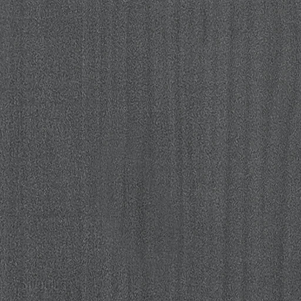Salontafel 110x50x34 cm massief grenenhout grijs