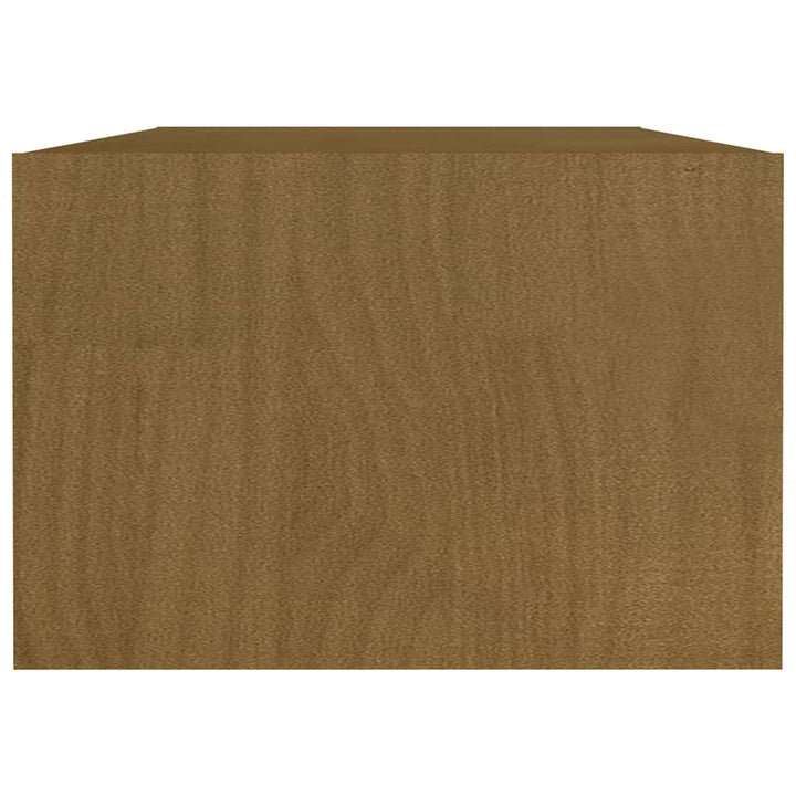 Salontafel 110x50x34 cm massief grenenhout honingbruin