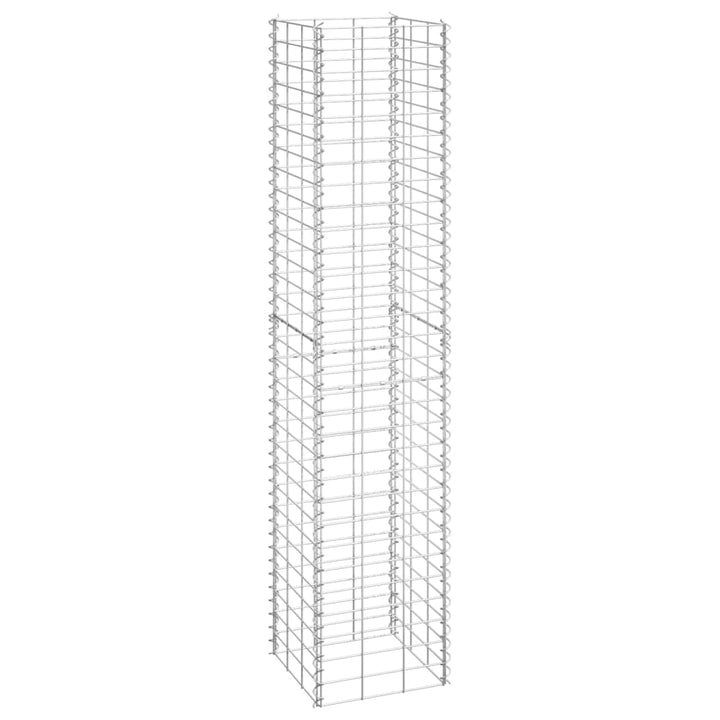 Schanskorf plantenbakken 3 st verhoogd 30x30x150 cm ijzer