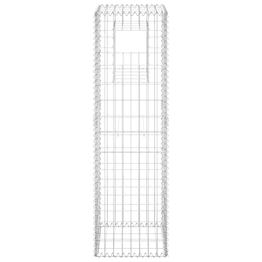 Schanskorf paal 40x40x140 cm ijzer