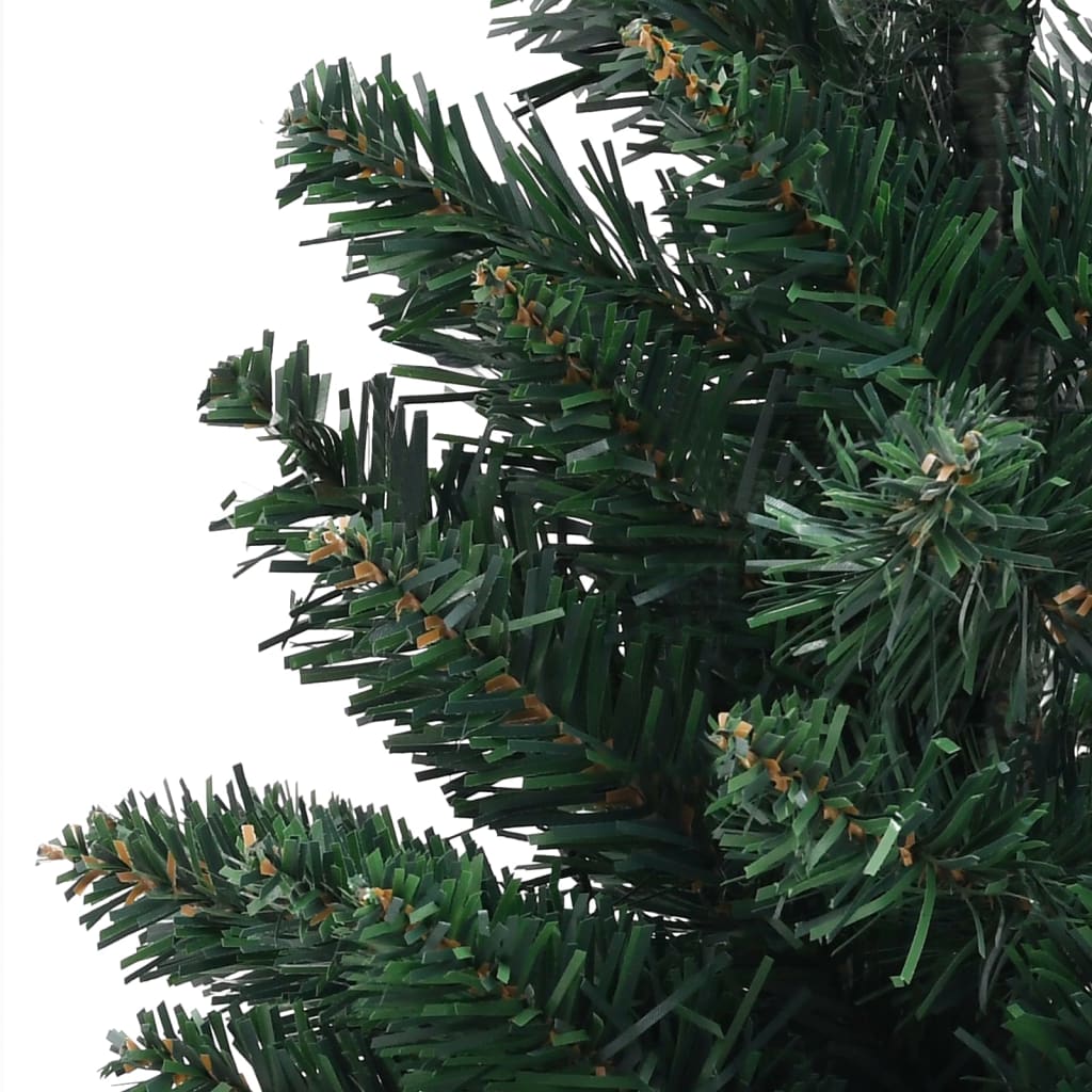 Kunstkerstboom met standaard 60 cm PVC groen