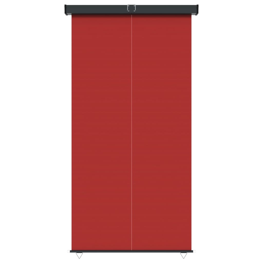 Balkonscherm 160x250 cm rood