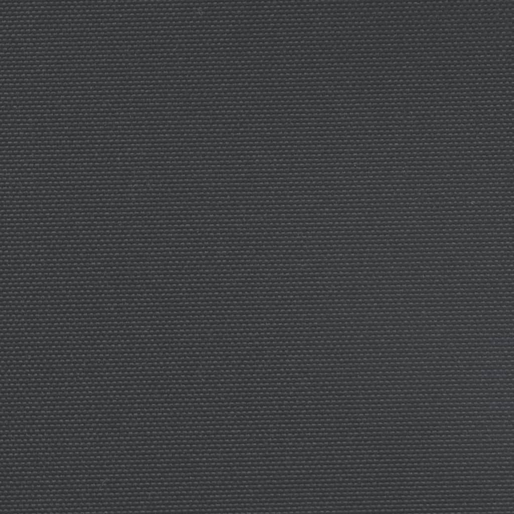 Tuinscherm uittrekbaar 117x1200 cm zwart