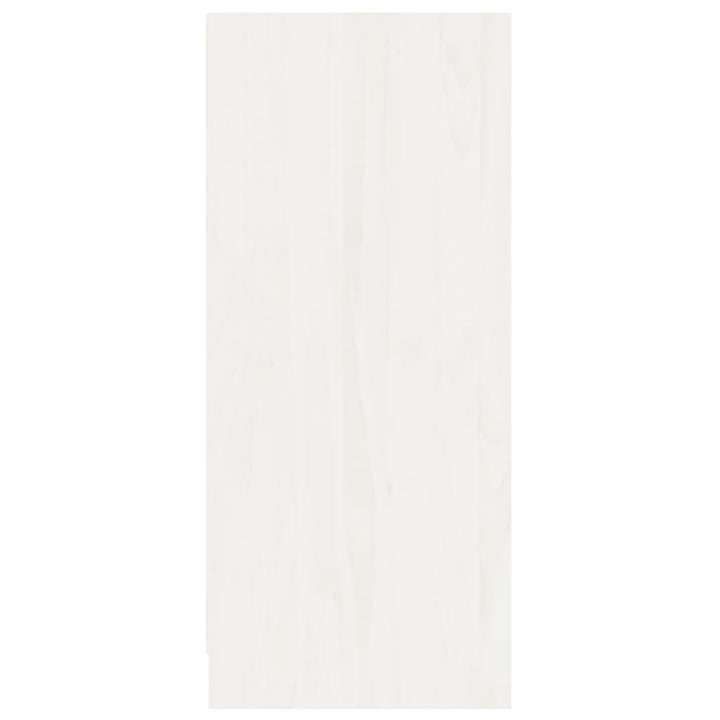 Dressoir 70x33x76 cm massief grenenhout wit