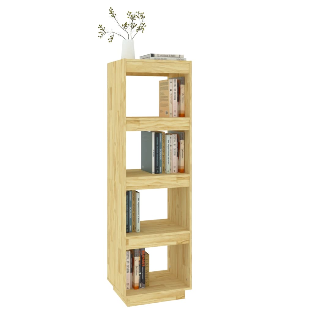 Boekenkast/kamerscherm 40x35x135 cm massief grenenhout