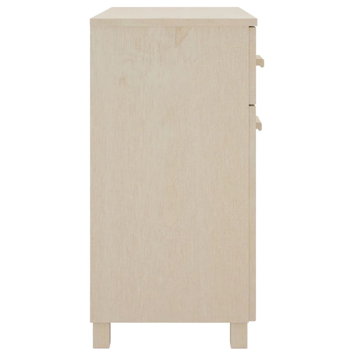 Dressoir 79x40x80 cm massief grenenhout honingbruin